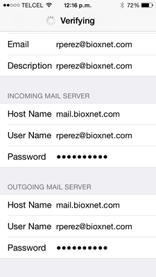 Bioxnet Branding and Web Design Studio | Como configurar tu cuenta de correo en Iphone