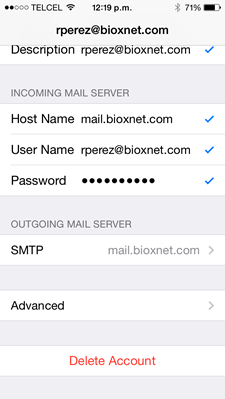 Bioxnet Branding and Web Design Studio | Como configurar tu cuenta de correo en Iphone