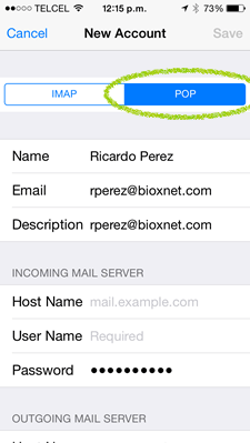 Bioxnet Branding and Web Design Studio | Como configurar tu cuenta de correo en Iphone