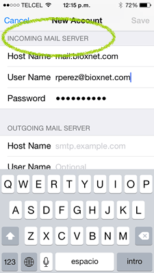 Bioxnet Branding and Web Design Studio | Como configurar tu cuenta de correo en Iphone