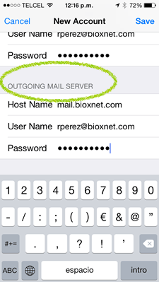Bioxnet Branding and Web Design Studio | Como configurar tu cuenta de correo en Iphone