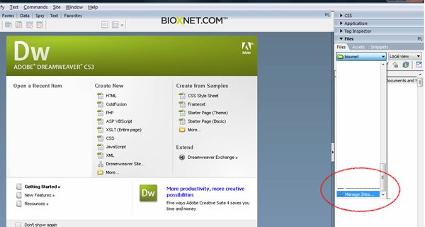 Bioxnet Branding and Web Design Studio | Tutorial Dreamweaver configurando FTP