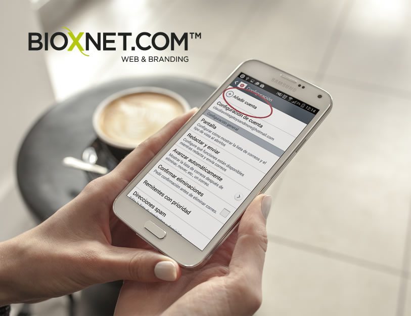 Bioxnet Branding and Web Design Studio | Como configurar mi correo en Android