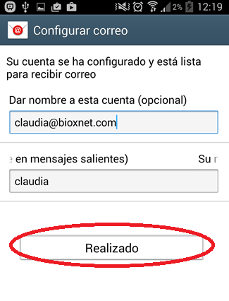 Bioxnet Branding and Web Design Studio | Como configurar mi correo en Android
