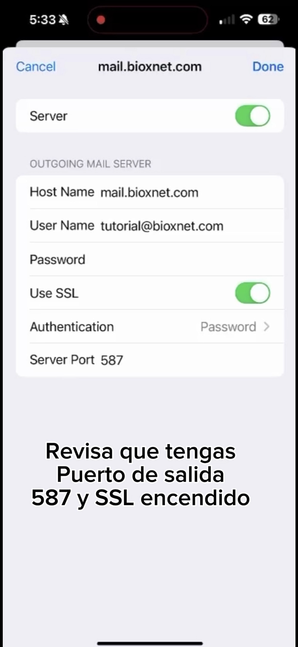 Bioxnet Branding and Web Design Studio | Como configurar Correo IMAP en Iphone