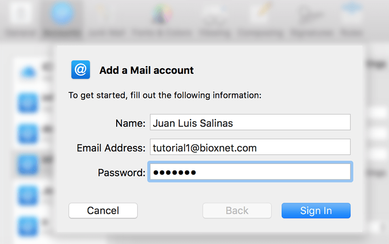 Bioxnet Branding and Web Design Studio | Como configurar correo en mac mail sierra
