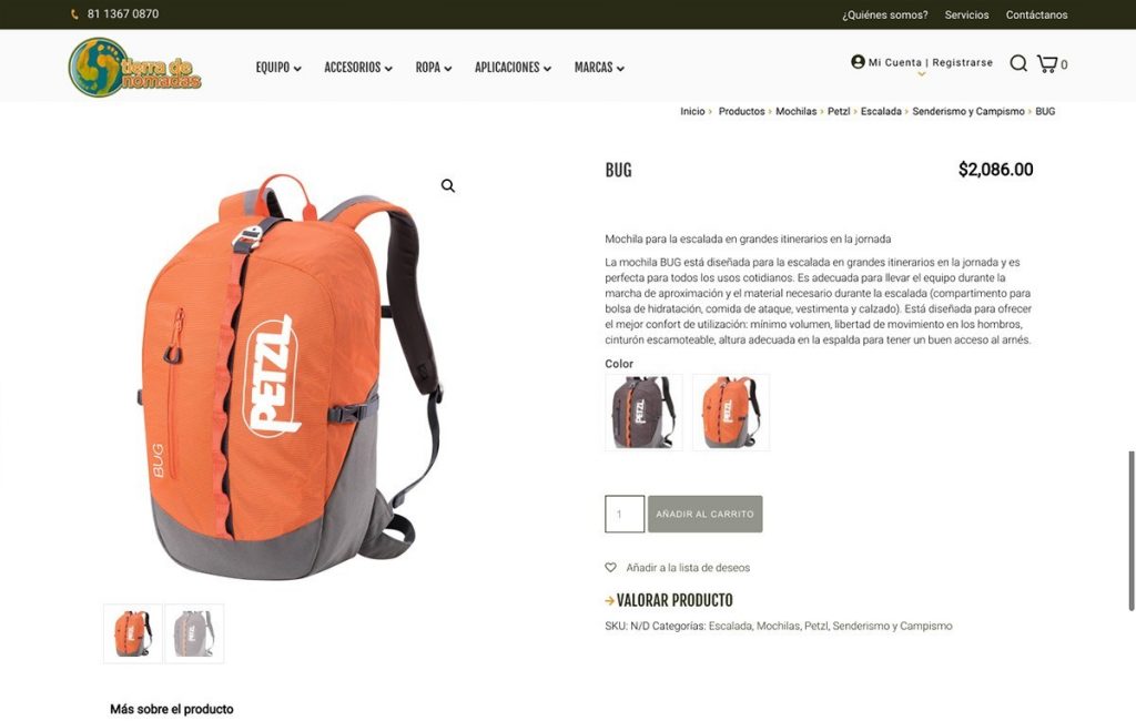 diseno web de Tienda en linea 5