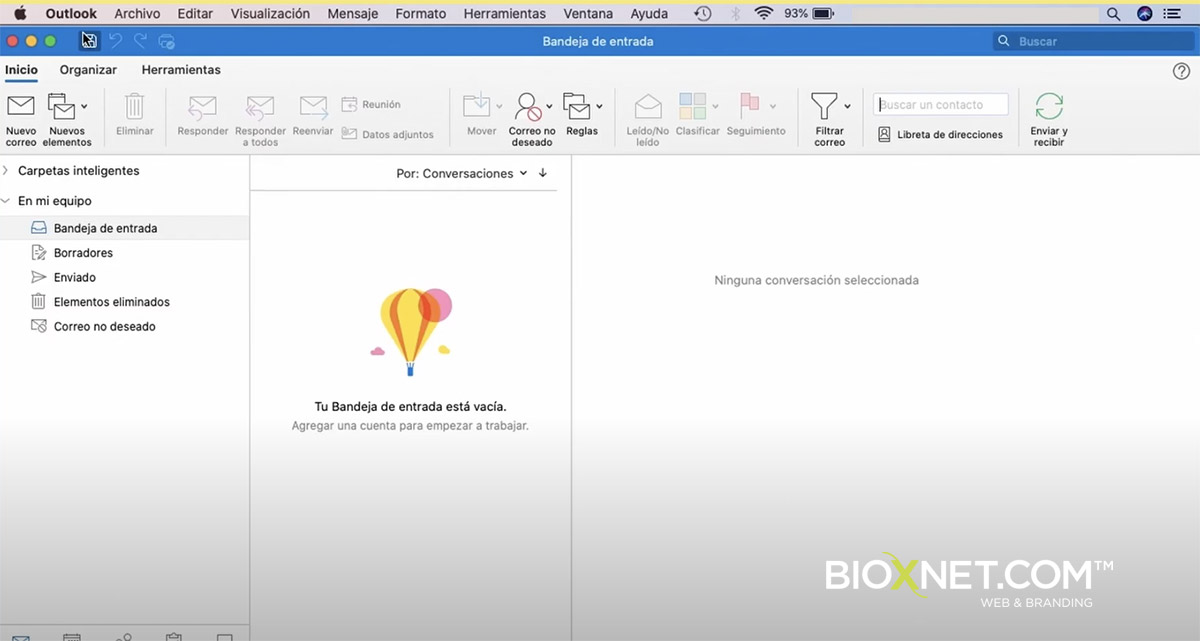 Bioxnet Branding and Web Design Studio | Como dar de alta un correo en Outlook 365 Mac Bioxnet Branding and Web Design Studio | Como dar de alta un correo en Outlook 365 Mac