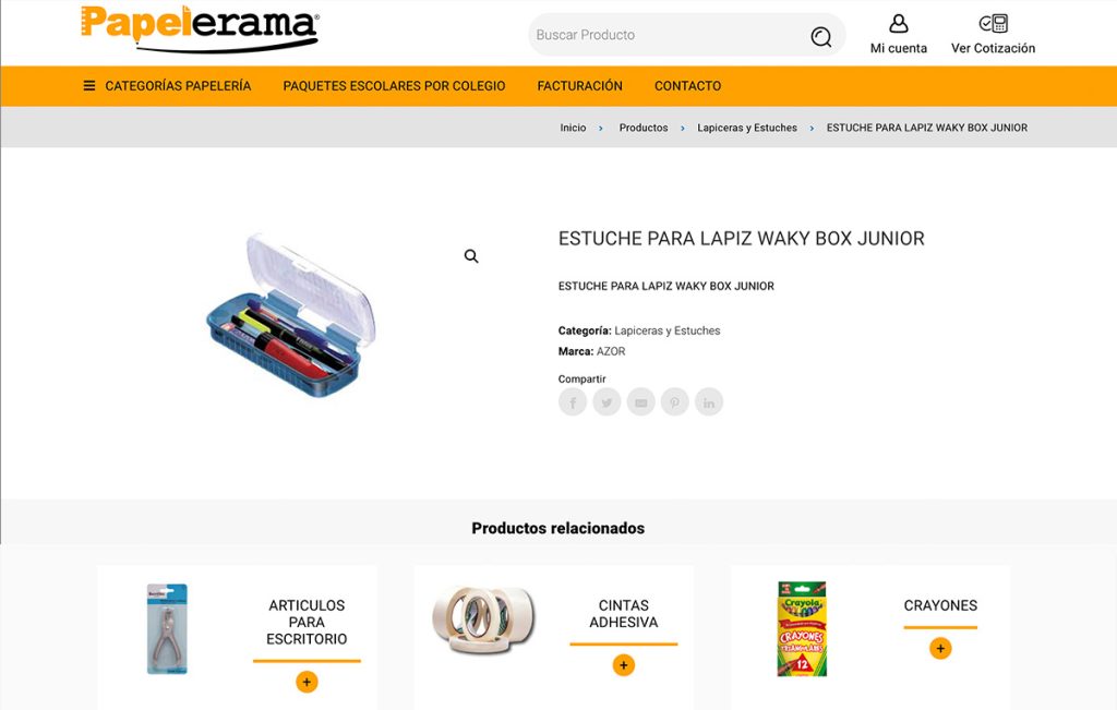 Papelerama 10 paginasWeb ecommerce 7