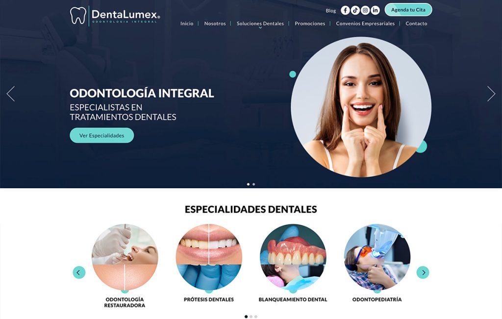 Dentalumex 2 diseno web para emrpresas de saludo 2 1
