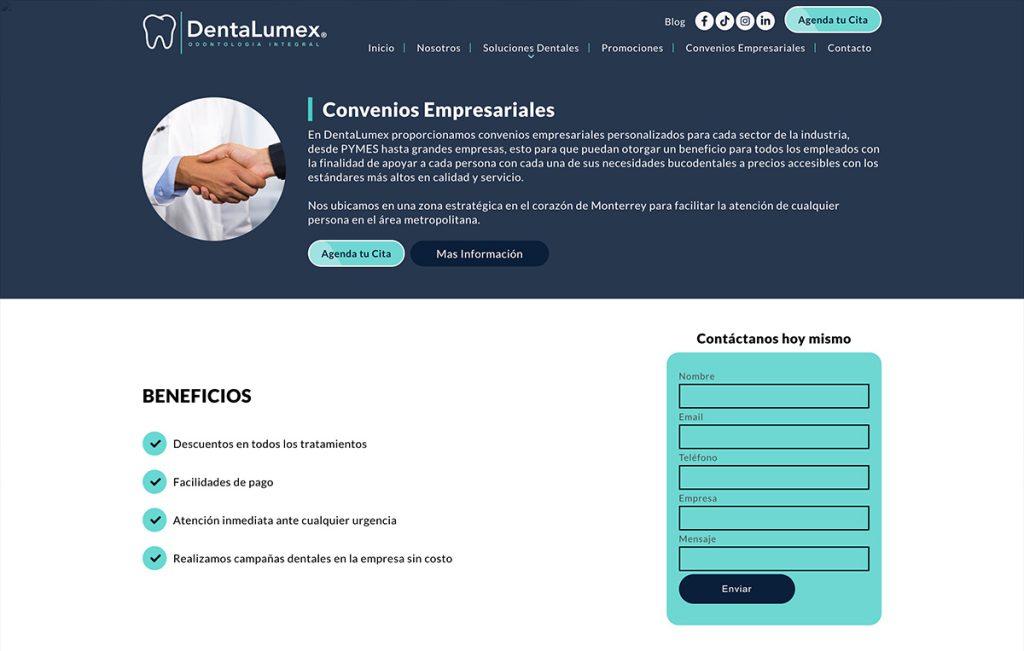 Dentalumex 9 diseno web profesional 7 1