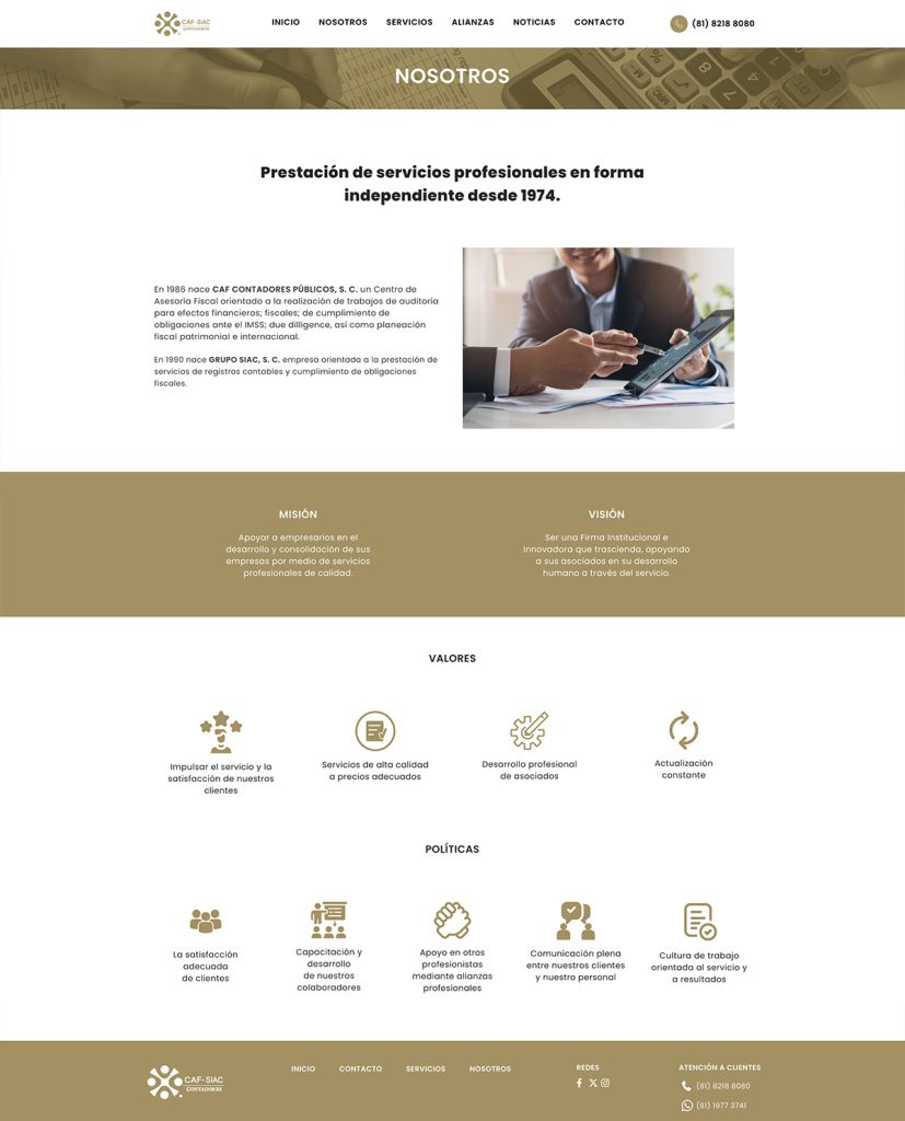 paginas web san pedro