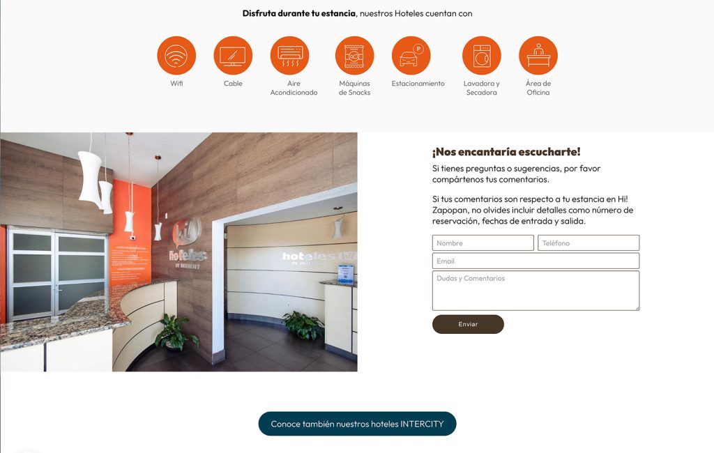 website design para hoteles