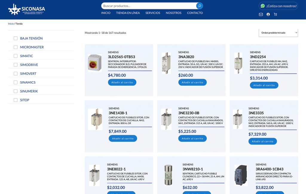 proveedor de paginas web ecommerce