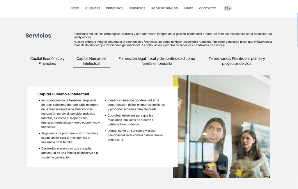 Family Office Advisors 6 agencia Web en sanpedro