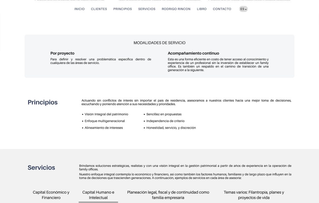 Family Office Advisors 9 diseño de paginas Web san pedro