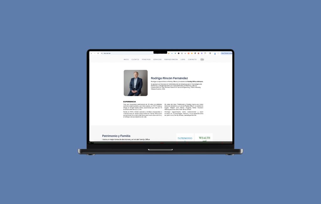 Family Office Advisors 10 paginas web profesionales monterrey