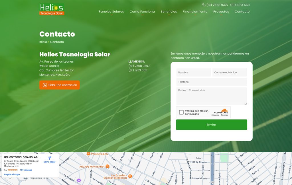 creador de paginas web monterrey