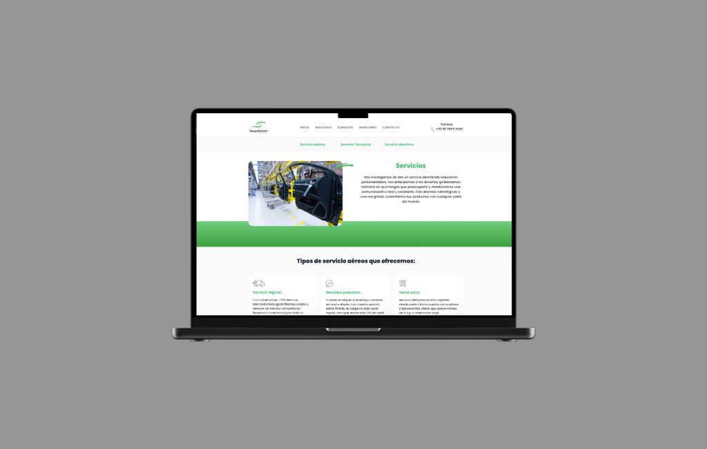 Cargo Motive 3 web design profesional monterrey
