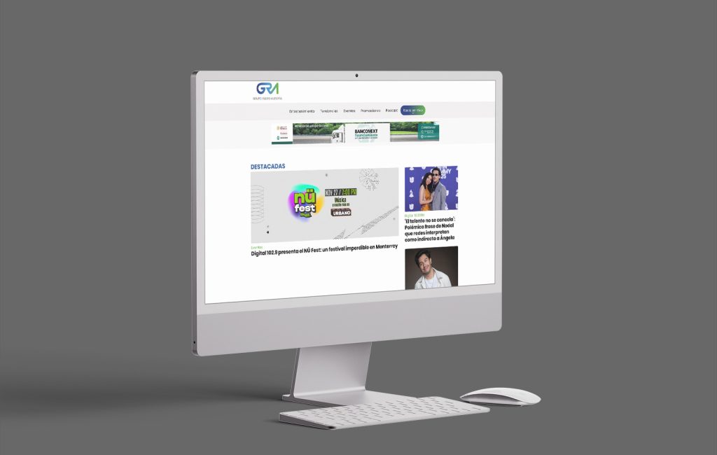 Grupo Radio Alegría 9 empresa de paginas web monterrey