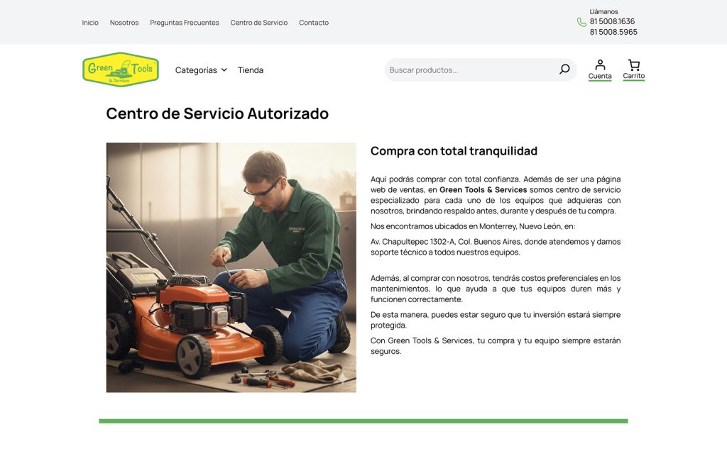 Greentools 5 sitios web monterrey