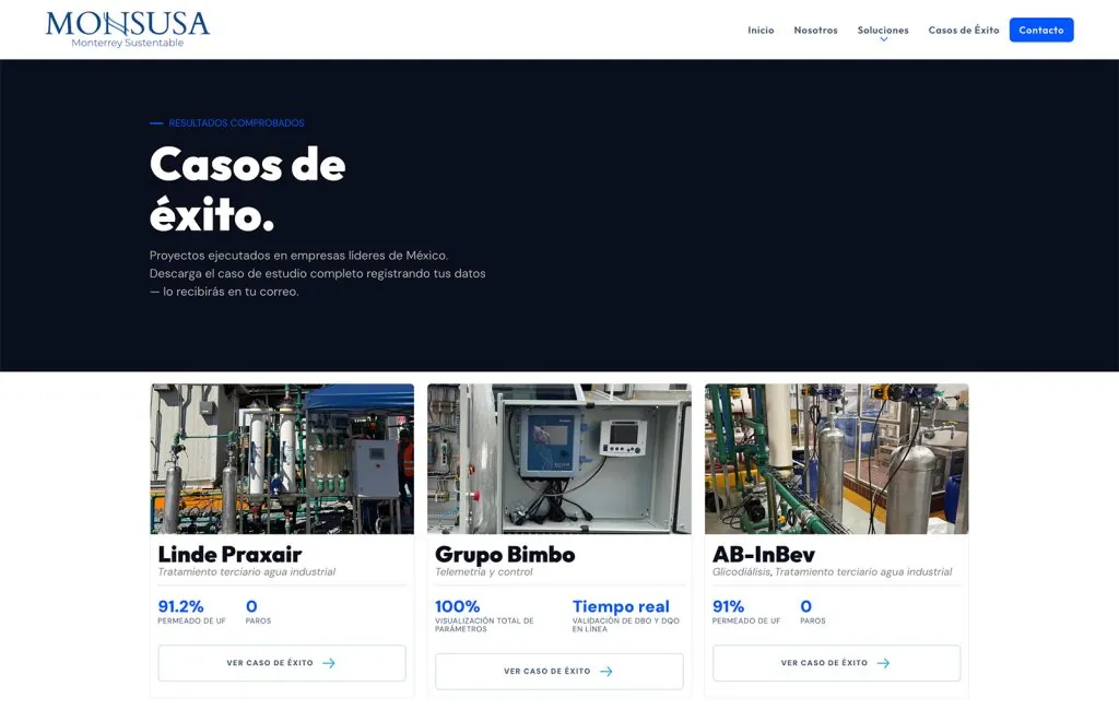 Monsusa 4 Sitios De internet en monterrey