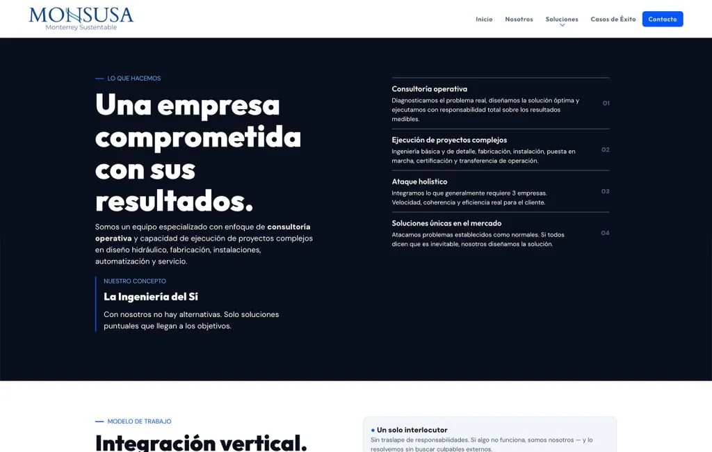 Monsusa 6 disenador de sitios Web